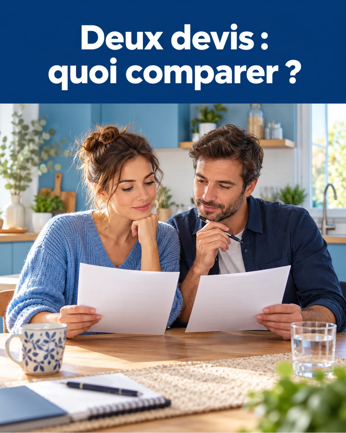 Comment comparer deux devis d’adoucisseur en Belgique ? — illustration pédagogique