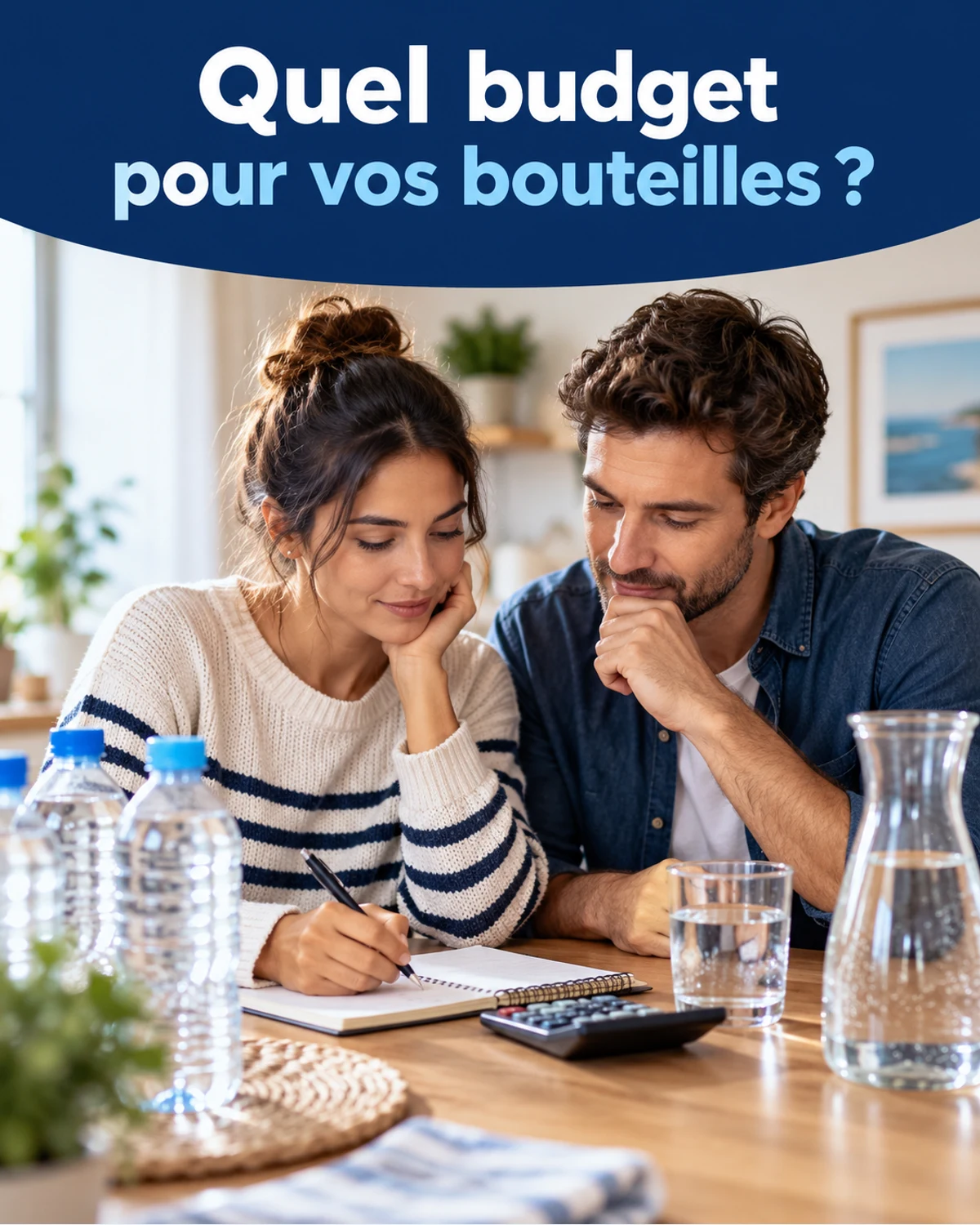 Combien peut-on économiser en remplaçant l’eau en bouteille ? — illustration pédagogique