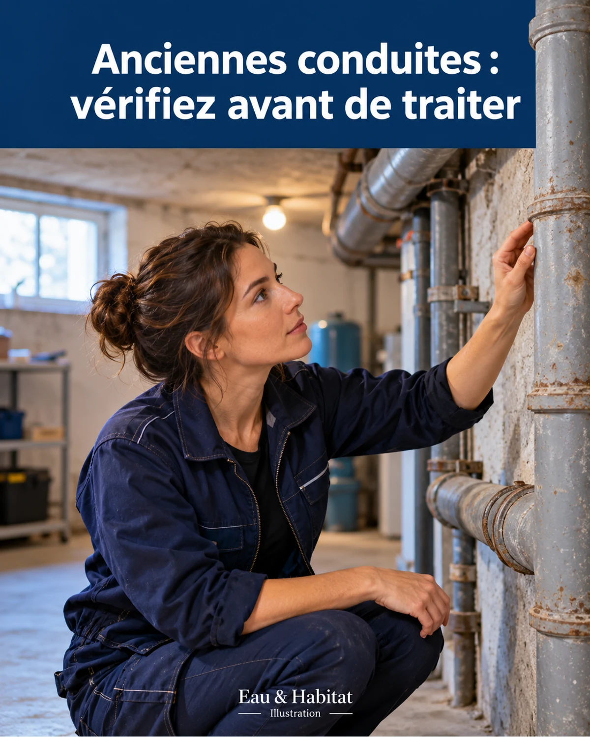 Peut-on installer un adoucisseur avec des canalisations en plomb ? — illustration pédagogique